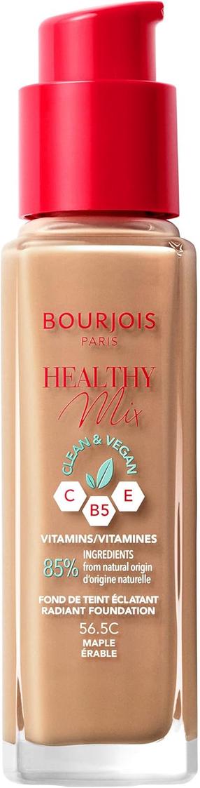 Skystas makiažo pagrindas Bourjois Paris Healthy Mix, 56.5c maple, 30 ml