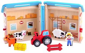 Набор фигурок, ферма Kids Toyland Carry Along ZA3723, многоцветный