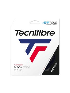 Styga Tecnifibre BLACK CODE 1.18mm 04GBL118XB, juoda sp.