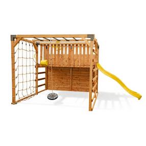 Rotaļu laukums Hatis Kubu Yellow, 240 cm x 256 cm x 207 cm