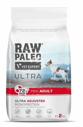 Сухой корм для собак Raw Paleo Raw Paleo Ultra Ultra, говядина, 2 кг