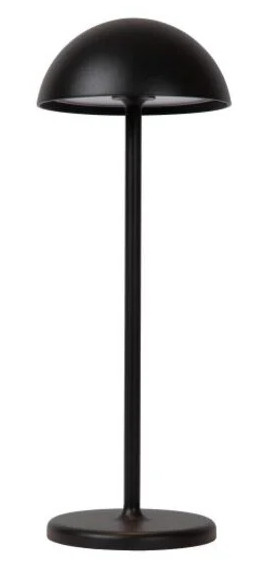 Välitingimustes kasutatav lauavalgusti Lucide Joy, 1.5W, LED, IP54, must v., 12 cm x 32 cm