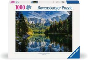 Dėlionė Ravensburger Eibsee Lake, 50.8 cm x 68.6 cm, 1000 vnt., įvairių spalvų