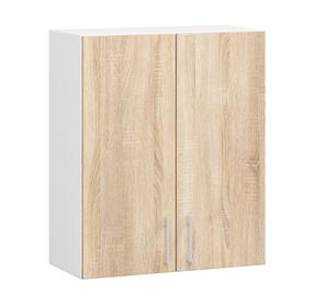 Viršutinė virtuvinė spintelė Akord Lima W60, balta/sonoma ąžuolo, 30.5 cm x 60 cm x 72 cm