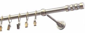Karnizas Eliza Cylinder Krysztal, 400 cm, Ø 16 mm, antikinio aukso sp.