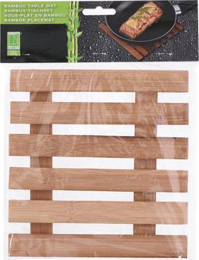 Paplāte karstajiem ēdieniem Bamboo, 18 cm x 17.5 cm, Brūna krās.