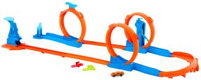 Автомобильная трасса Mattel Hot Wheels Track Creator JDW39, синий цв./oранжевый цв.