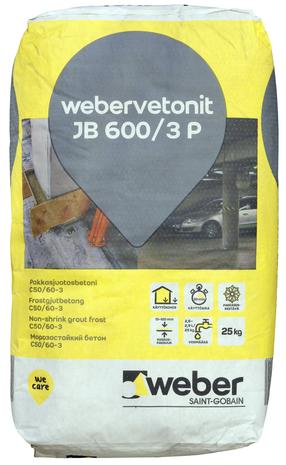Бетон Saint-Gobain Weber, ремонтный, 25 кг