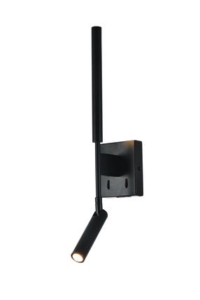 Šviestuvas sieninis Domoletti Aria MB914024, LED, 3000 °K, 3 x 9 W, juoda sp. / juoda sp.