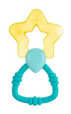 Zobu riņķis Canpol Babies Magic Wand, zila krās./dzeltena krās.