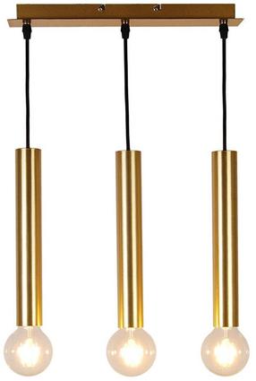 Šviestuvas kabinamas Candellux Dallas, E27, 3 x 40 W, aukso sp. / ruda sp.