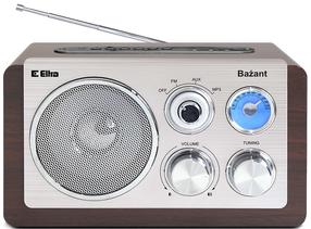 Radio uztvērējs Eltra, koka krās.