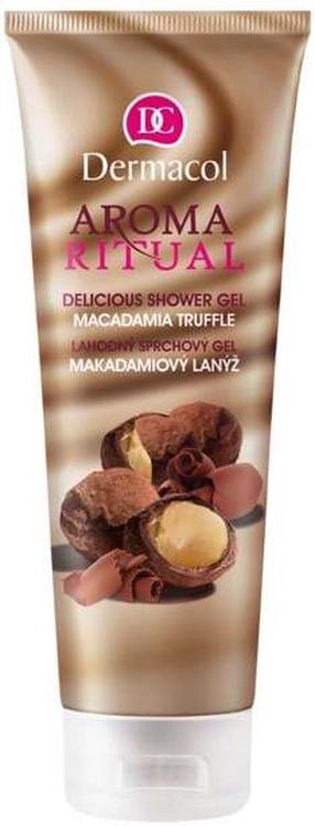 Kūno prausimosi želė Dermacol Aroma Ritual Macadamia Truffle, 250 ml