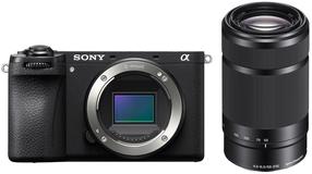 Bezspoguļa kamera Sony A6700 + 55-210mm, melna krās.
