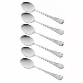 Serviravimo šaukštas King Hoff KH 1435, nerūdijantysis plienas, sidabro sp., 6 vnt., 19 cm