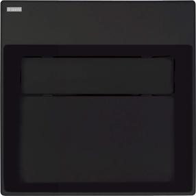 Vannitoa kraanikauss Deante Correo, graniit, 40 cm x 40 cm x 12 cm, must v.
