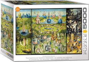 Пазл Eurographics Hieronimous Bosch The Garden of Earthly Delights, 152.4 см x 101.6 см, 5000 шт., многоцветный