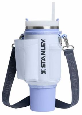 Pudeļu futrālis Stanley The All-Day Quencher Carry-All, dew drop, poliesters, 1.2 l