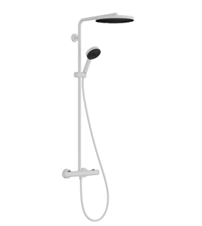 Dušo sistema su termostatiniu maišytuvu Hansgrohe Pulsify, balta sp.