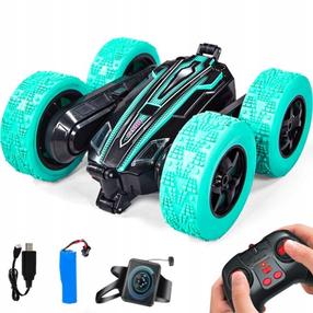 Rc automašīna Twister Stunt, melna krās./zaļa krās.