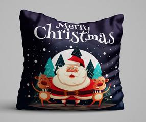 Dekoratyvinė pagalvėlė Mioli Decor Krlntxmas-15, įvairių spalvų, 43 cm x 43 cm