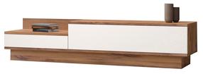 ТВ стол Kalune Design Barko, белый цв./сосновый цв., 160 см x 35 см x 35 см