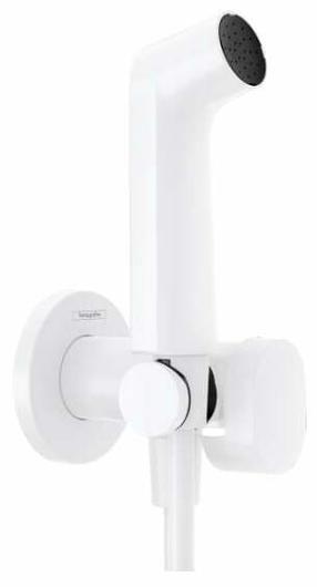 Душевой набор для биде Hansgrohe EcoSmart, белый цв.