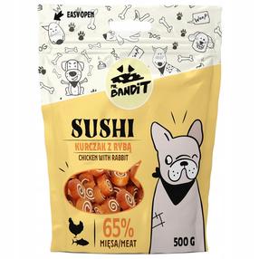Koeramaius Mr. Bandit Sushi Chicken&Fish, kalaliha/kanaliha, 0.5 kg