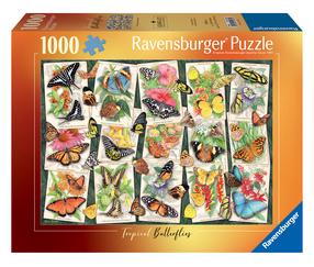Dėlionė Ravensburger Exotic Butterflies, 50 cm x 70 cm, 1000 vnt., įvairių spalvų