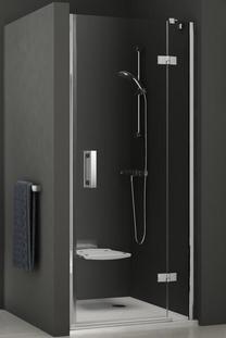 Dušo durys Ravak Smartline SMSD2-90 B-R, 90 cm x 190 cm, skaidri sp./chromo sp./grūdintas