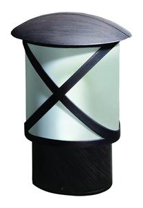 Pastatomas lauko šviestuvas Domoletti EL-341P2, 100W, E27, IP44, juoda sp., 18 cm x 30 cm