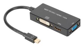 Adapteris Assmann HDMI / DVI / VGA VGA / HDMI, DVI-D / Mini Displayport, 0.2 m, juoda