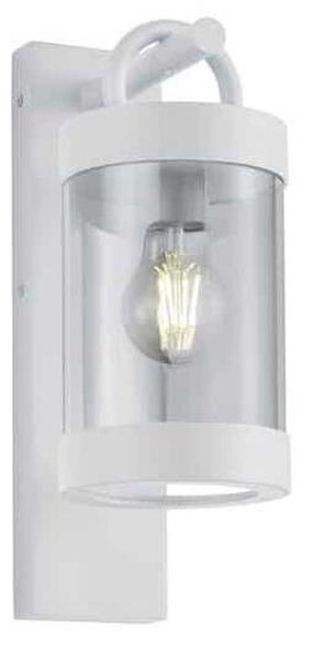 Āra sienas lampa Trio Sambesi 204160131, 28W, E27, IP44, balta krās., 12 cm x 33 cm