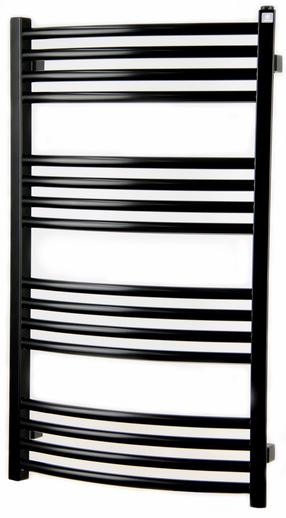 Vandeninis rankšluosčių džiovintuvas Elonika EP 54 x 90 KLD, juoda sp., 53.6 cm x 90 cm, 418 W