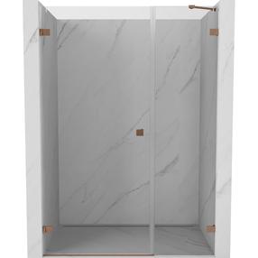 Dušo durys Mexen Lunar-B, 120 cm x 200 cm, skaidri sp./vario sp./grūdintas