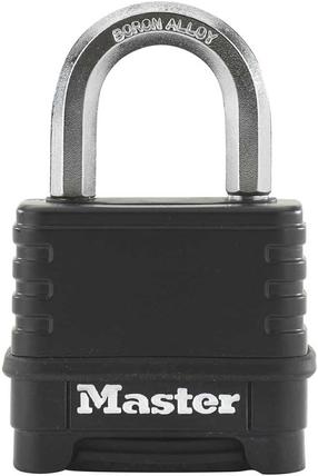Навесной замок Masterlock Excell M178EURD, черный цв., 57 мм