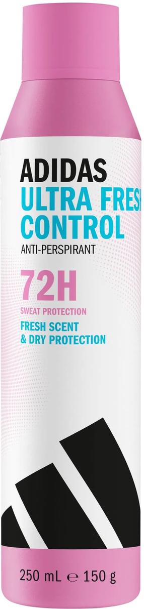 Kehadeodorant Adidas Ultra Fresh Control, 250 ml