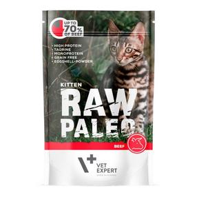 Šlapias kačių maistas Raw Paleo Vet Expert Kitten, elnių mėsa, 0.1 kg