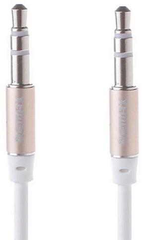 Vads Remax L200 3.5mm Aux Jack Cable 3.5 mm male, 3.5 mm male, 2 m, balta krās.
