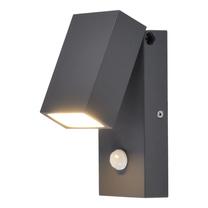Sieninis lauko šviestuvas Tope Seto, 5W, LED, IP65, antracito sp., 9.5 cm x 15.5 cm