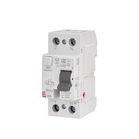 Srovės nuotėkio rėlė ETI EFI-P2 A, 2P, 16 A, 240 V, 30 mA