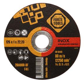 Griešanas disks Forte Tools, 125 mm x 1 mm x 22.23 mm