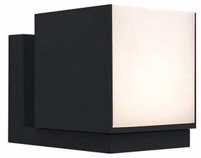 Sieninis lauko šviestuvas Lutec Cuba, 12.2W, LED, IP54, juoda sp., 10 cm x 14.8 cm