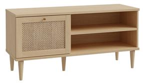 TV staliukas Forte Calasetta, ąžuolo sp., 41.4 cm x 120.1 cm x 57.8 cm