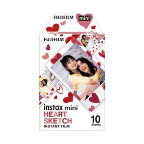 Momentfoto filmiņas Fujifilm Instax Mini Heart Sketch Films, kadru sk. 10