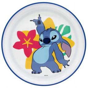 Šķīvīši Stor Disney Stitch, 19.6 cm, plastmasa, zila krās./balta krās./dzeltena krās.