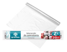 Saldēšanas maisiņš 10229, 2 l, caurspīdīga krās., 20 gab.