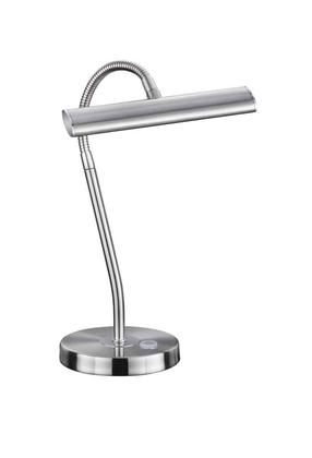 Darba galda gaismeklis Trio Curtis 579790107, LED, 4W, niķeļa krās./niķeļa krās.