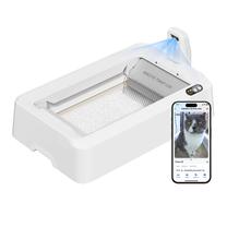 Automatinis kačių tualetas Petkit Purobot Crystal Duo, balta sp., atviras, išmanusis, 82 cm x 50.7 cm x 33.4 cm