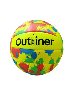 Волейбольный мяч Outliner VMPVC4379A, 5 размер, желтый цв./зеленый цв./розовый цв.